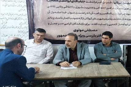 برپایی میز خدمت اداره برق بخش گوگان و تأکید بر مدیریت مصرف انرژی در آستانه فصل گرما