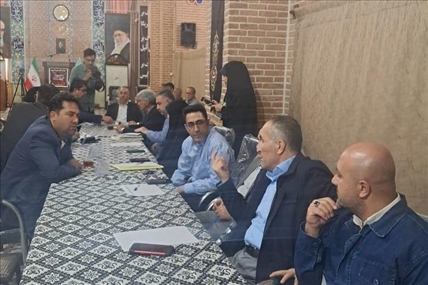 برپایی میز خدمت امور برق سهند در مسجدالنبی(ص)  شهر سهند